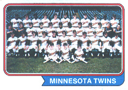 1974 Topps Baseball Cards      074      Minnesota Twins TC